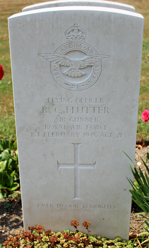 F/O Robert Cyril Flutter<br/><br /><br />died February 1st, 1945